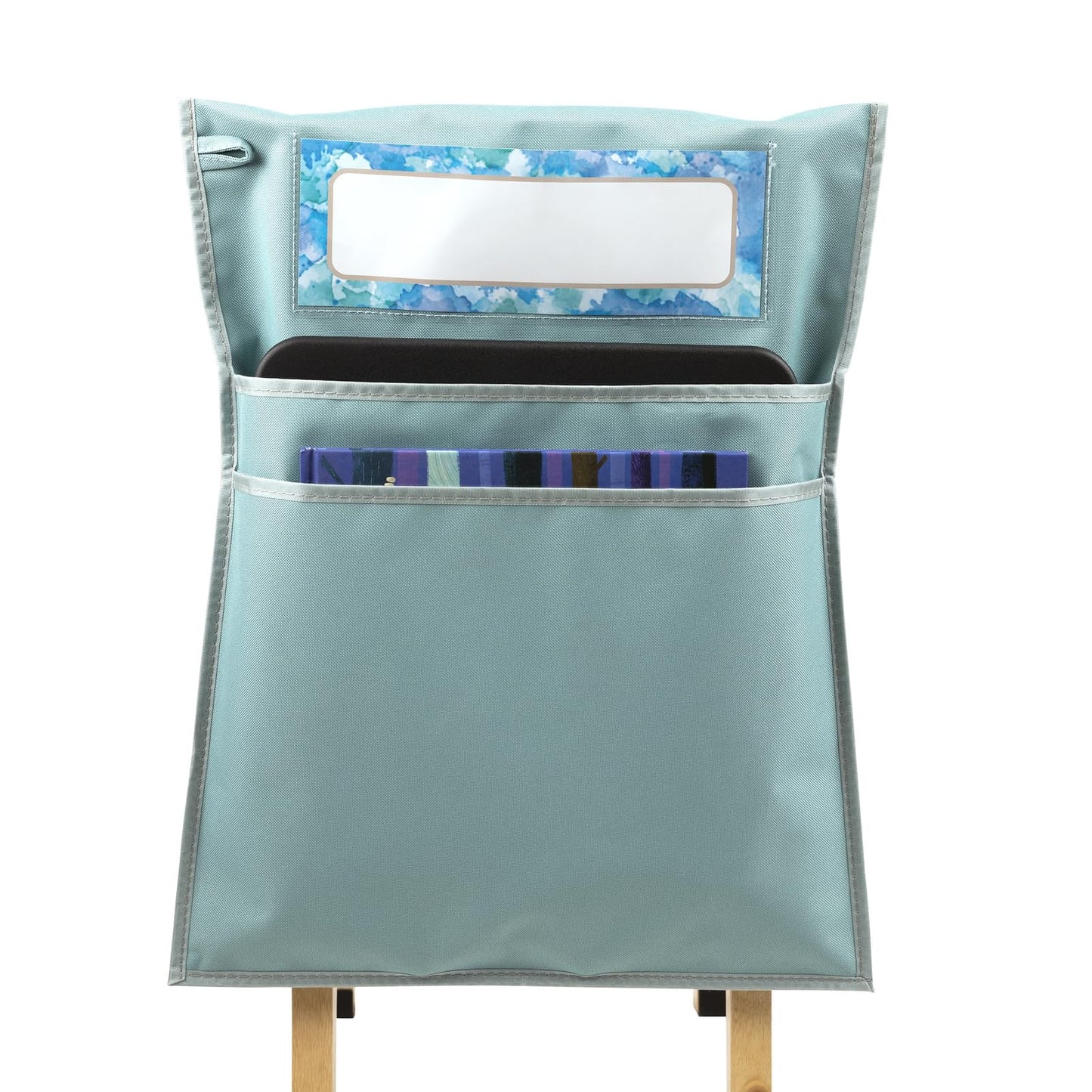 Really Good Stuff Store More Deluxe Dual Storage Deep Pocket Chair Pocket - Calm and Cool