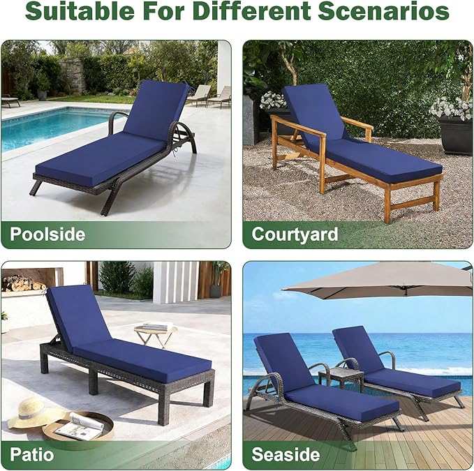 Chaise Lounge Cushions Outdoor, Outdoor Chaise Cushion