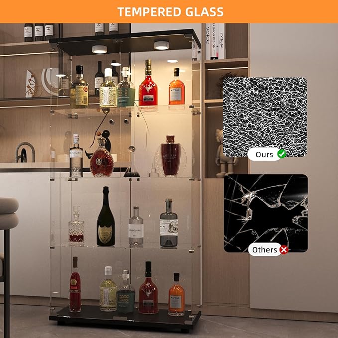 FANYUSHOW Glass Display Cabinet