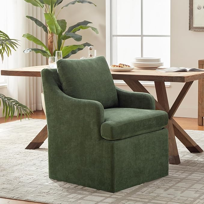 VKNOW Upholstered Dining Chairs Set of 2, Modern Kitchen Chairs Dining Room