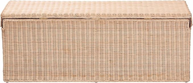 Bali & pari Damita Scallop Natural Rattan Chest