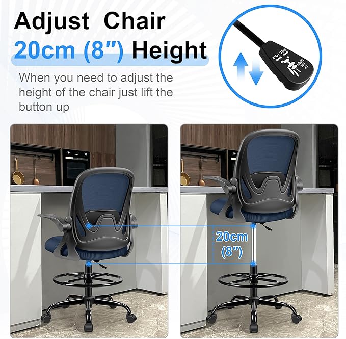 Drafting Chair Tall Office Chair
