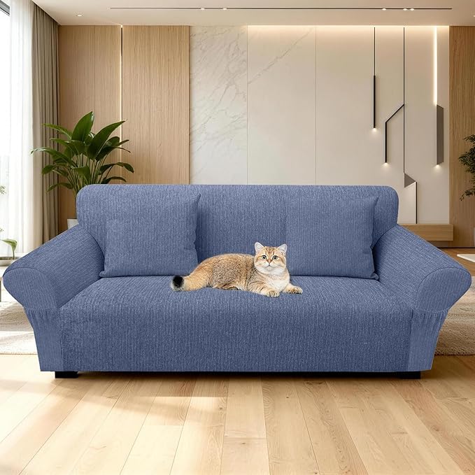 Loveseat Slipcover with 2 Pillow Cover