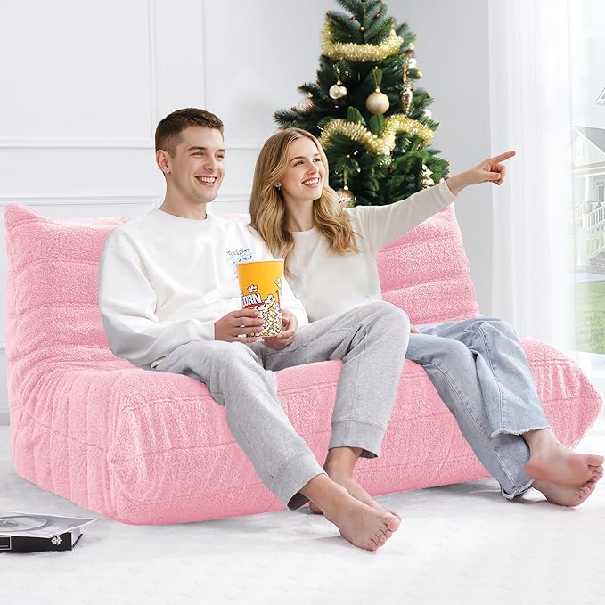 Bean Bag Loveseat Chair Big Sofa Beanbag Chair