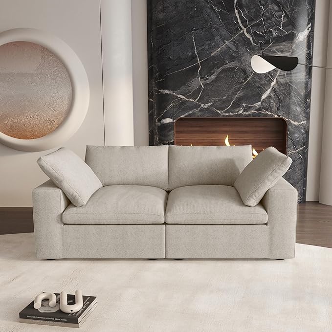 Cloud Modular Sectional Sofa Couch, 80.3" Convertible Couches Lovesofa