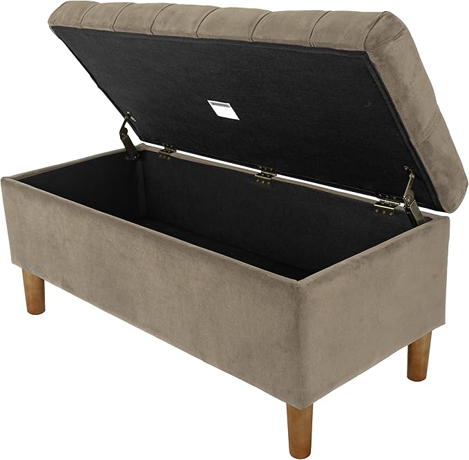 Homepop Home Decor | Tufted Ainsley Button Storage Ottoman Bench