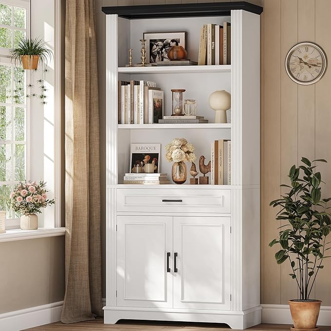 SEDETA Farmhouse Bookshelves and Bookcases
