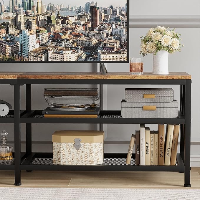 TV Stand for TVs up to 70 Inch, Entertainment Center for Living Room