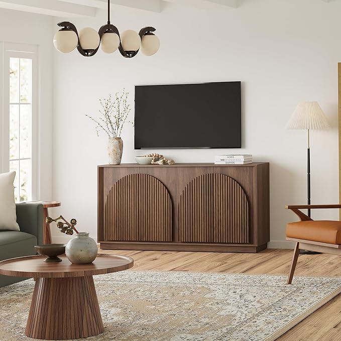 win2win Fluted Sideboard Buffet Cabinet