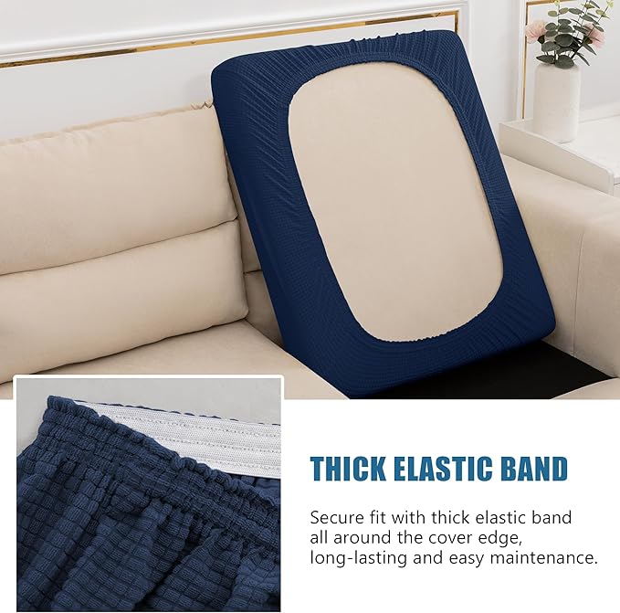 Water Repellent Couch Cushion Cover Stretch, Seat Cushion Cover, Armchair Cover
