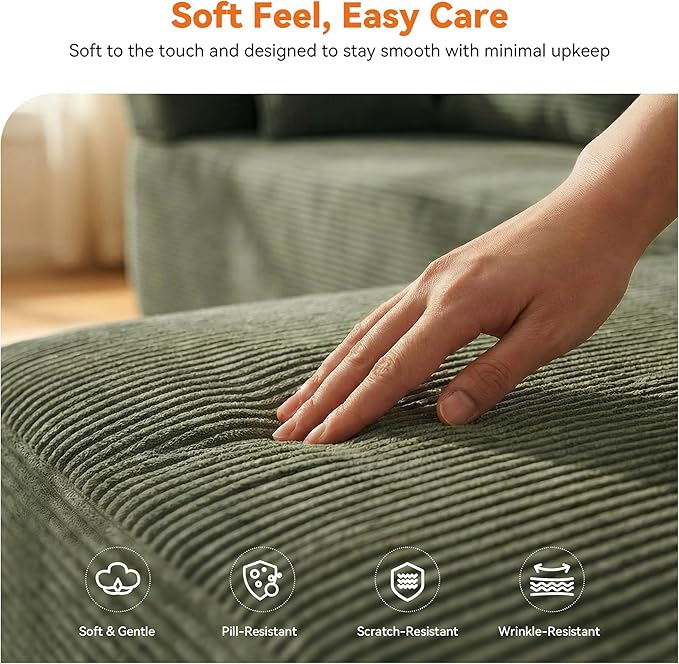 MONVANE 106" Cloud Sectional Couch
