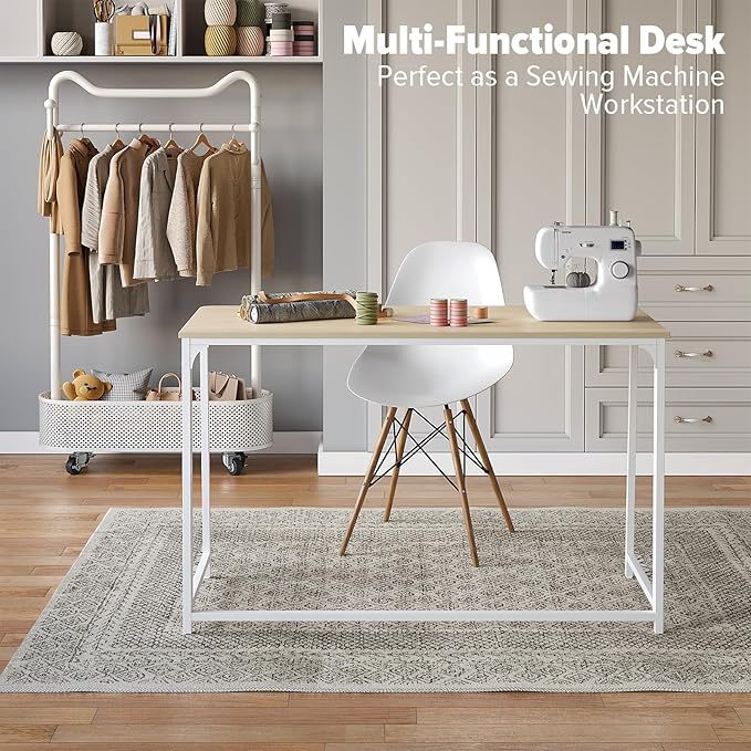 WOHOMO Folding Desk, Small Foldable Desk 47.2"