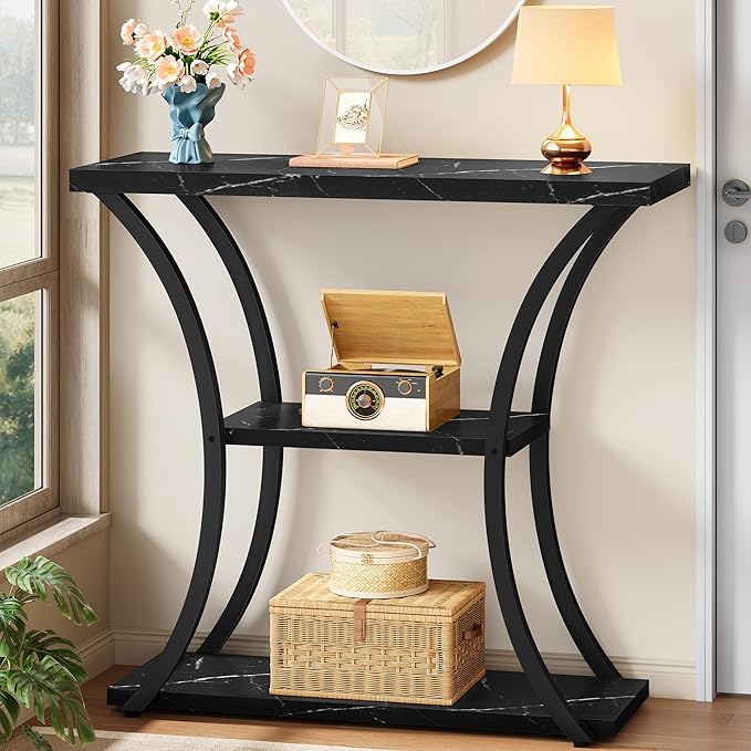 Hoctieon 3 Tier Console Table