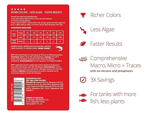 2HR Aquarist All-in-One Aquarium Plant Fertilizer APT 1/ Zero (1000ml)