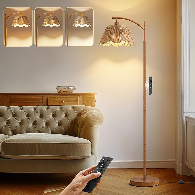 Oneach Boho Floor Lamp for Living Room
