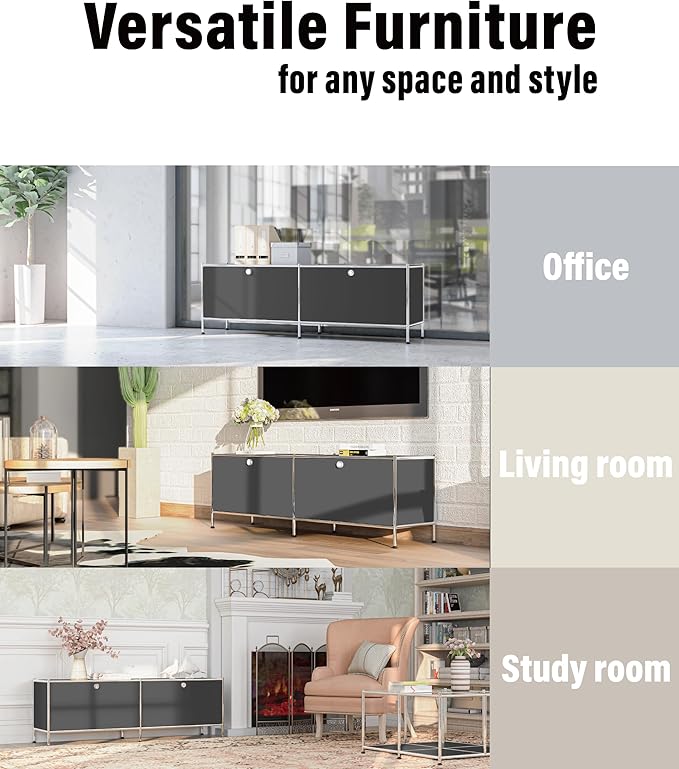Metal Low Board Storage Cabinet