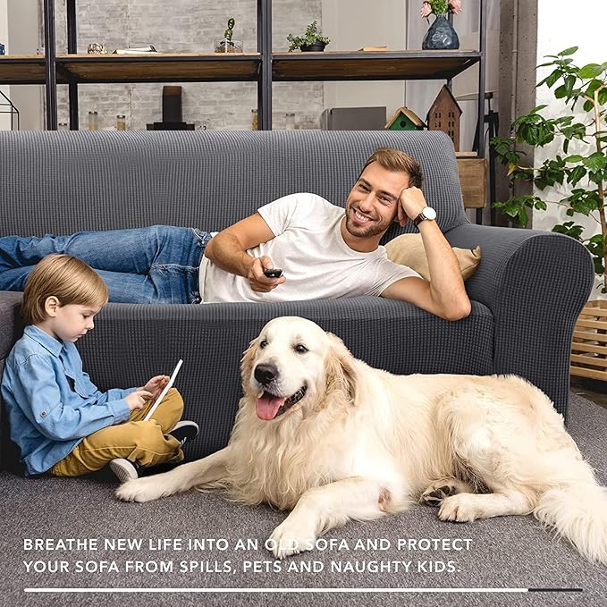 ZNSAYOTX Stretch Oversized Couch Cover Universal Sofa Covers
