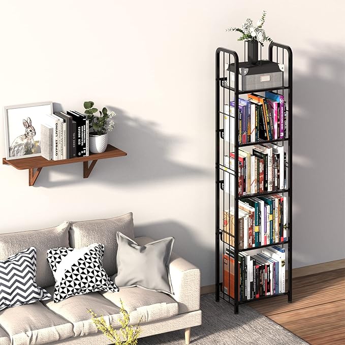 Bookshelf Storage Shelf Bookcase Freestanding Storage Stand