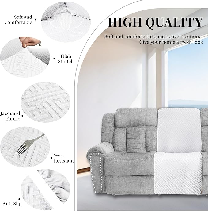 100% Waterproof Sectional Recliner Couch Covers