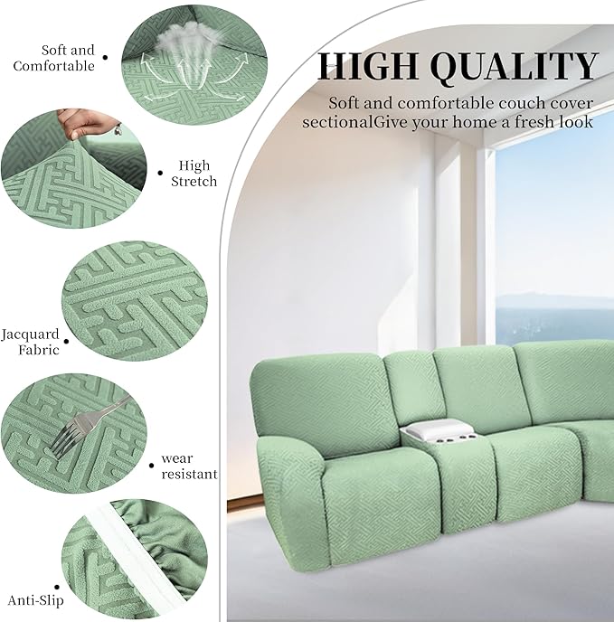 100% Waterproof Sectional Recliner Couch Covers