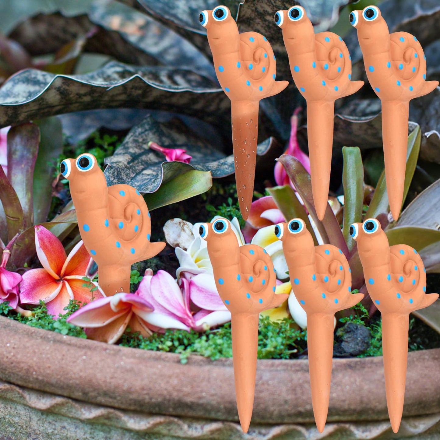 Relaxweex 6 Pcs Water Sensor Ceramic The Potting Shed Water Sensor Plant Decoration Moisture Monitor Gardening Houseplant Humidity Meter Fun Gardening Gift for Your Potted Plant