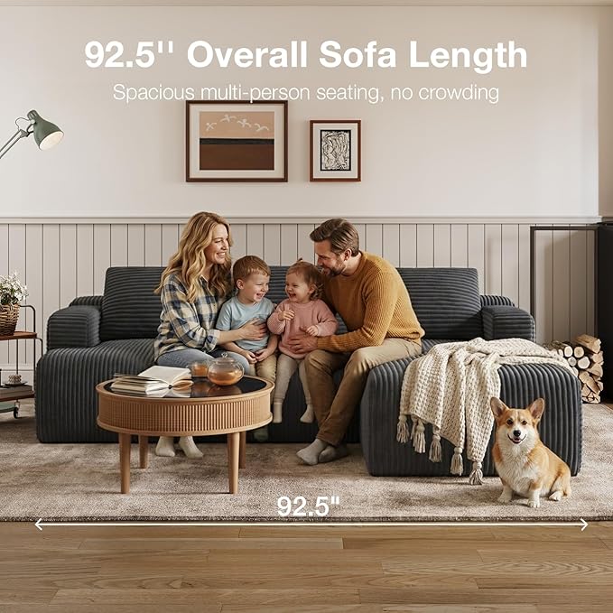 Novilla L-Shape Sectional Couches