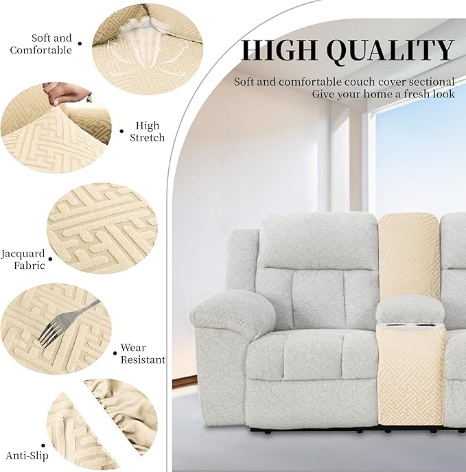 100% Waterproof Sectional Recliner Couch Covers