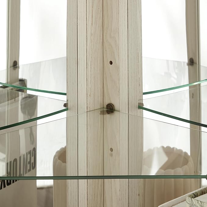Glass Corner Display Cabinet
