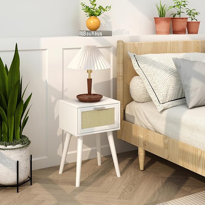 LAATOOREE Table, Nightstand Set of 2