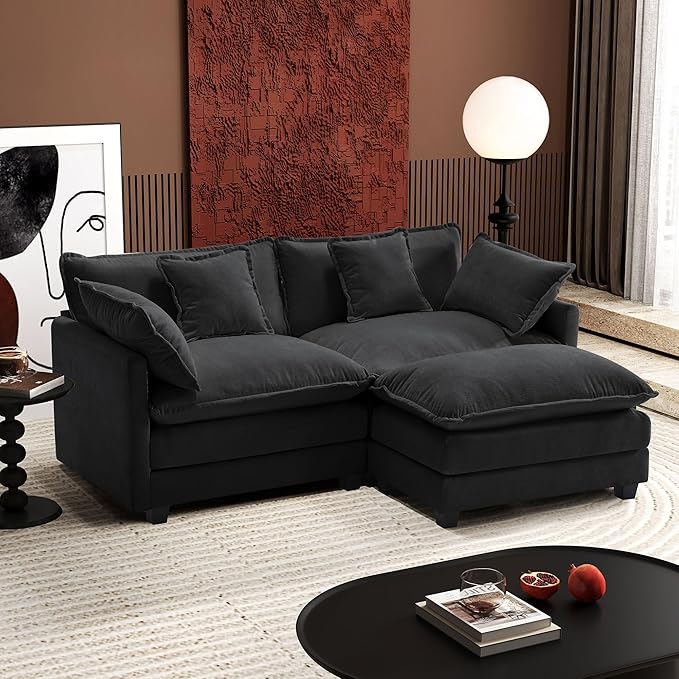 Ihanherry 77" L Shaped Modern Sofa Modular Sectional Cloud Couch