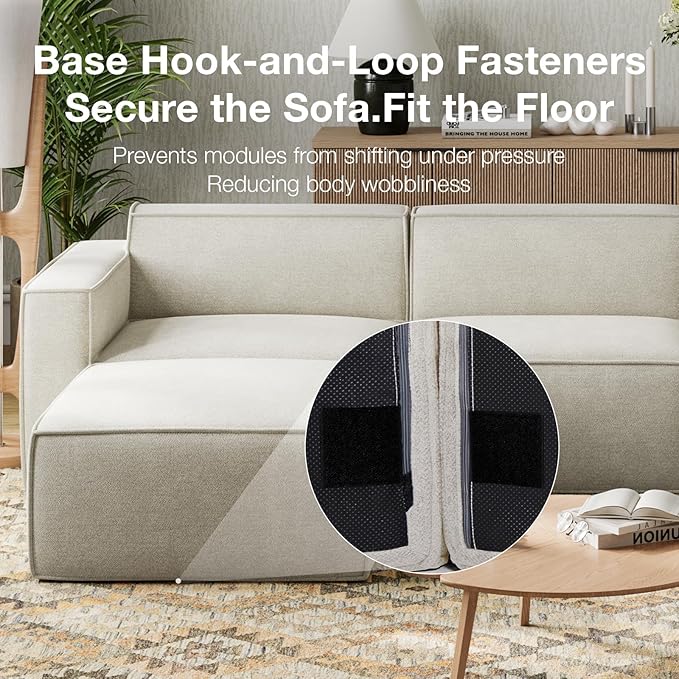 Novilla 176" Modular Sectional Sofa, No Assembly Cloud Sectional Couch