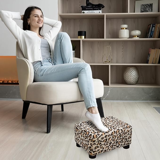 CAROLMADE Small Foot Stool Ottoman Footstool