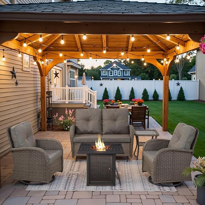 Belord 5 Pieces Patio Furniture Set