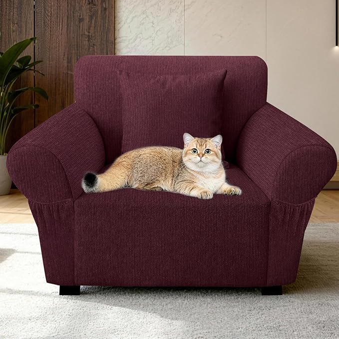 Armchair Slipcover with 1 Pillow Cover