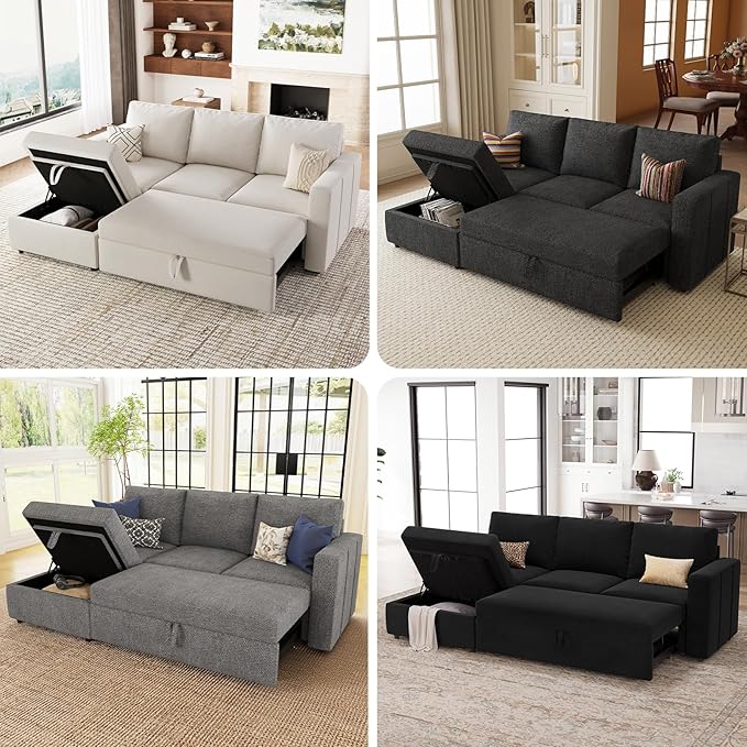 Belffin Modular Sectional Sleeper Sofa