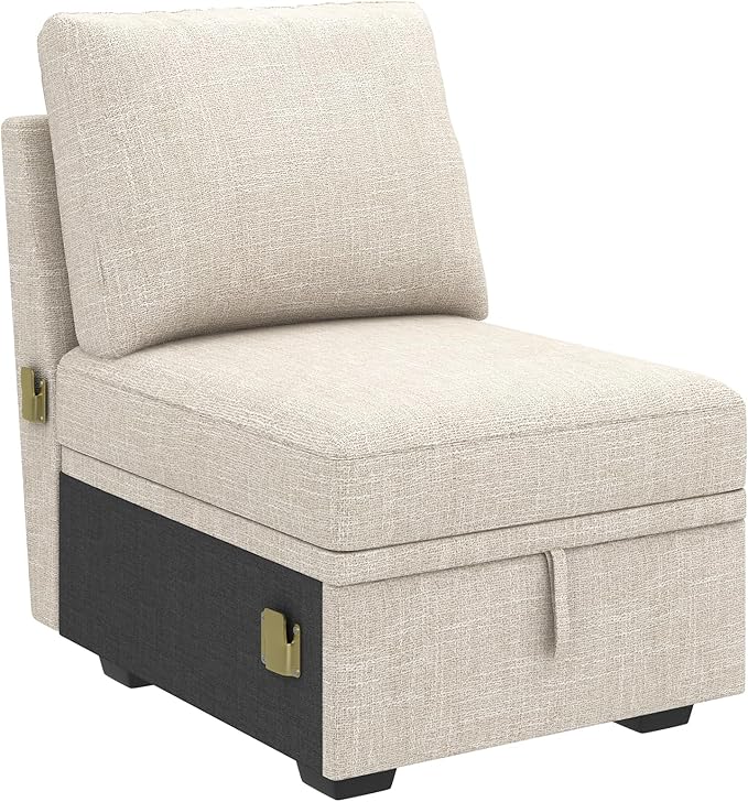 HONBAY Single Seat for Modular Sectional Sleeper Sofa
