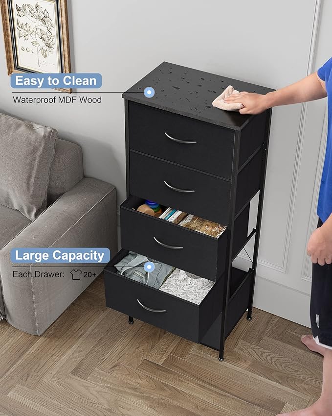 Crestlive Products Vertical Dresser Storage Tower