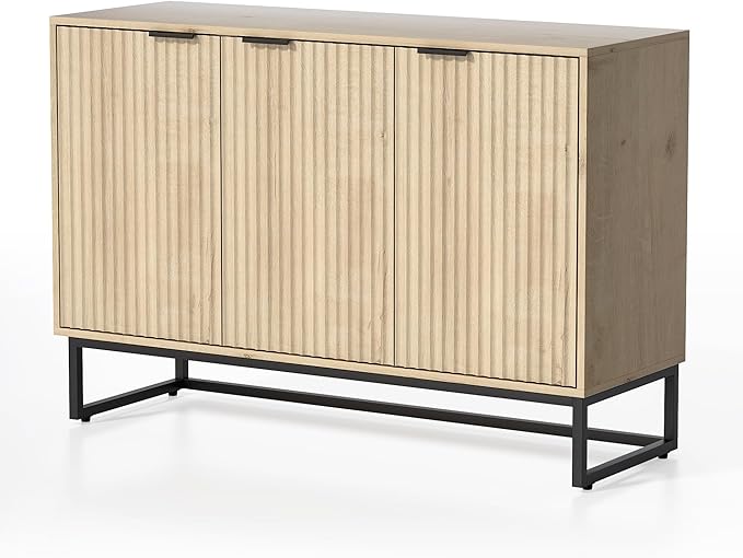EYYTHUNG Fluted Storage Cabinet