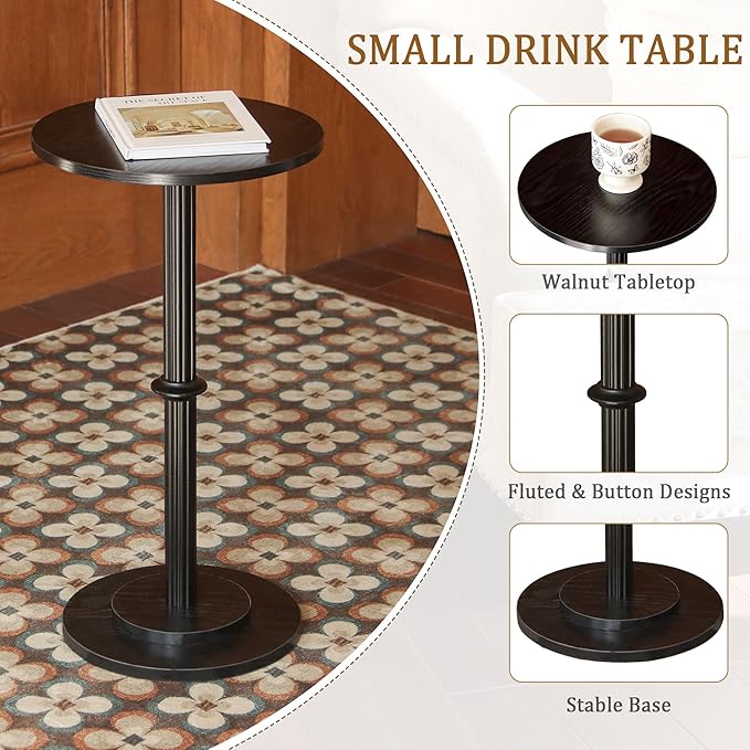 MaxSmeo Drink Table, Small Side Table