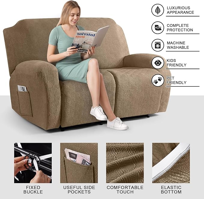Timeles Recliner Covers Recliner Loveseat Covers Reclining Couch Covers Sofa