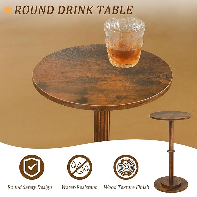 MaxSmeo Drink Table, Small Side Table