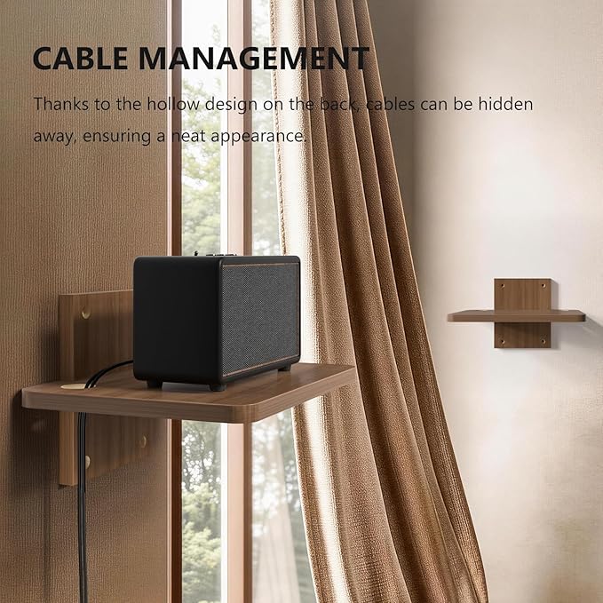 WALI Floating TV Shelf, 1 Tier Projector Shelf