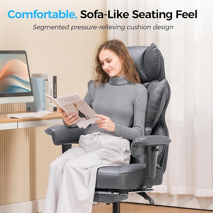 COMHOMA Big and Tall Office Chair Heavy Duty Wide Ergonomic Gaming Chair