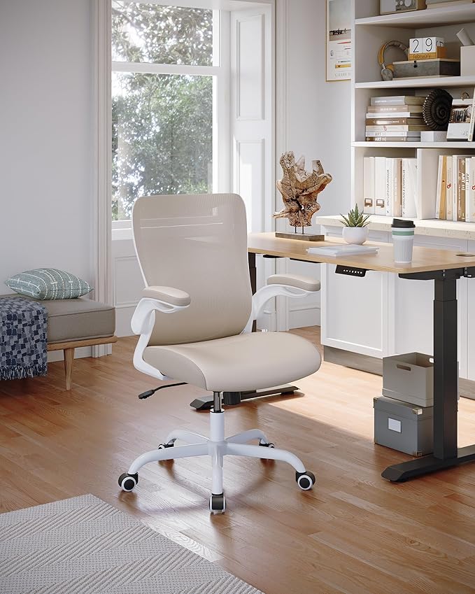 MUXX.STIL Office Chair, PU Leather Ergonomic Desk Chair