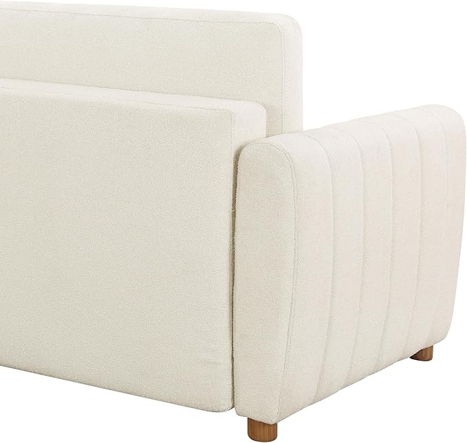 Serta Galway 91.7" Convertible Sleeper Sofa, Queen Size, Wall-Hugging