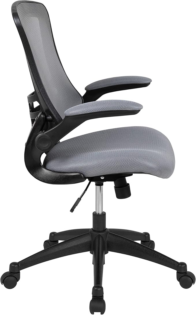 Flash Furniture Kelista Office Chair, Dark Gray Mesh