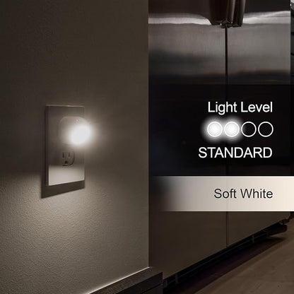 GE Rotating Plug in Night Light, Home Decor, Apartment Essentials, LED Lights for Bedroom, Ambient Lighting, Dusk to Dawn Sensor, Nightlight, Bathroom, Dorm Room, 2 Pack 31533