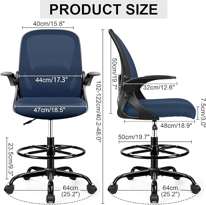 Drafting Chair Tall Office Chair