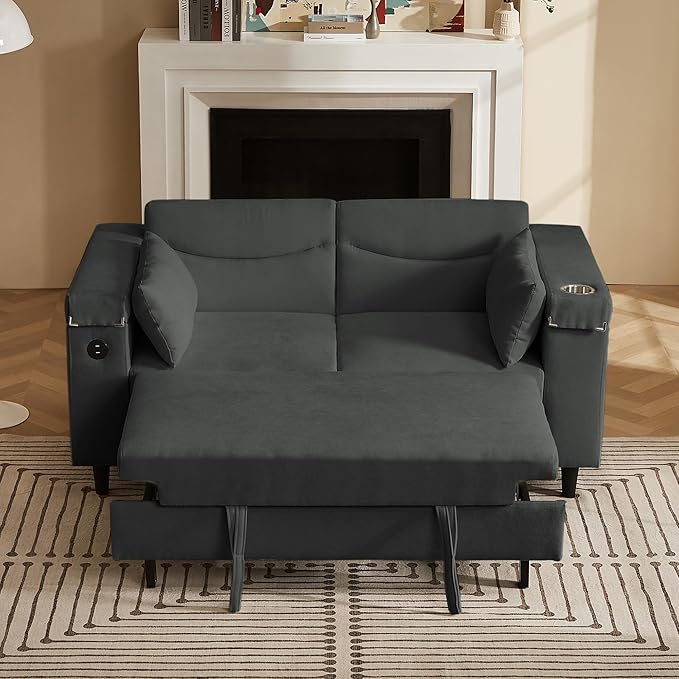 Auvsoce 66.4" Loveseat Sofa, Modern Couches