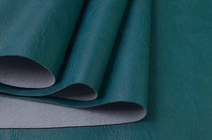 Wento Thick 2 Yard Faux Leather Fabric Soft Skin Grain PU Leather Fabric